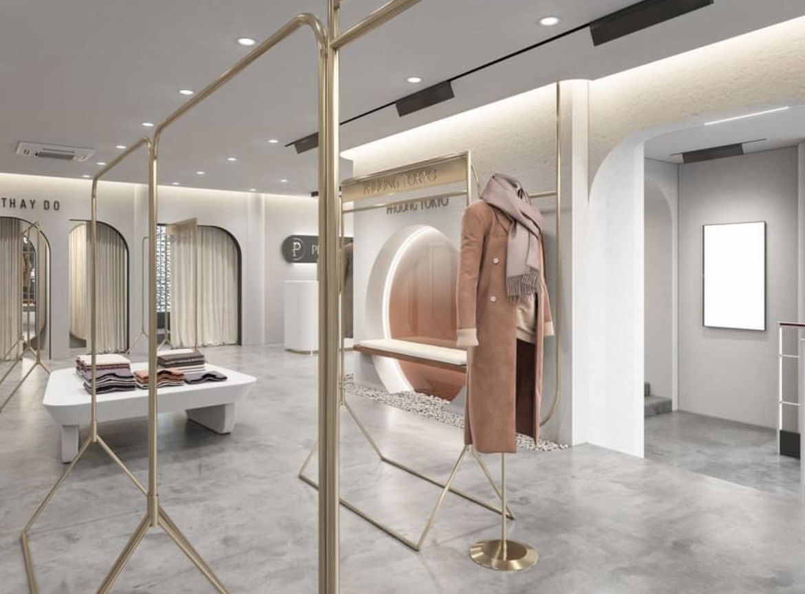 Thiết kế Shop thời trang, shop quần áo ấn tượng 2 thiet ke shop thoi trang 4