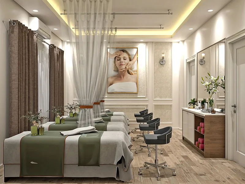 Thiết kế Spa Thẩm mỹ viện hiện đại phong cách 3 thiet ke spa 1