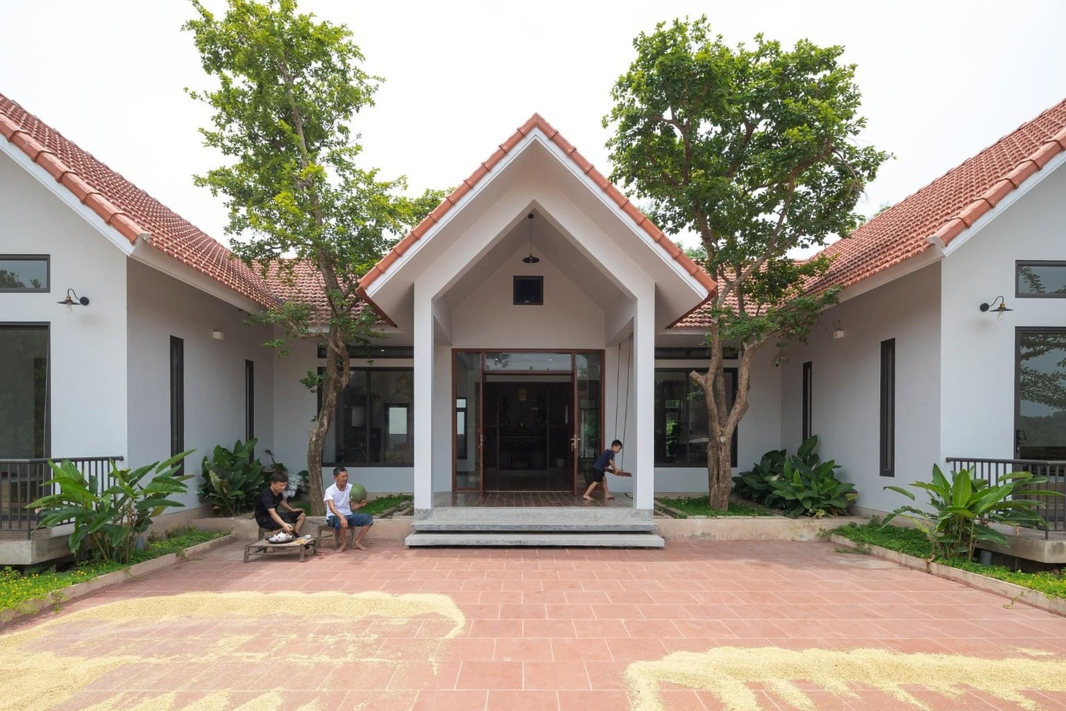Thiết kế thi công nhà cấp 4 nông thôn 3 thiet ke thi cong nha cap 4 10